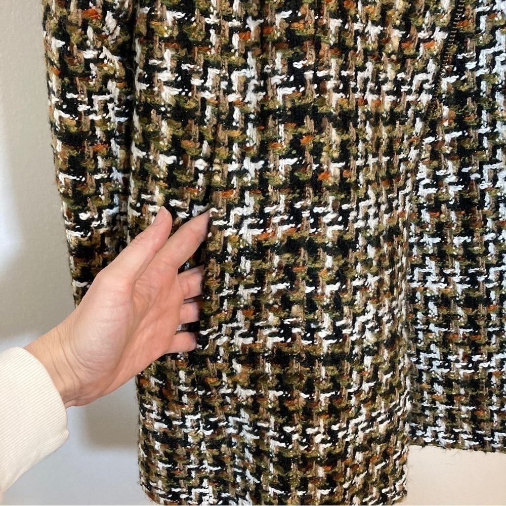 NWT Talbots Luxe Woven Jacket wool and metallic blend size small - Picture 7 of 11
